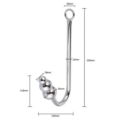 Anal Collar Hook 5334 Beaded and Cuffs Elegant with 1217